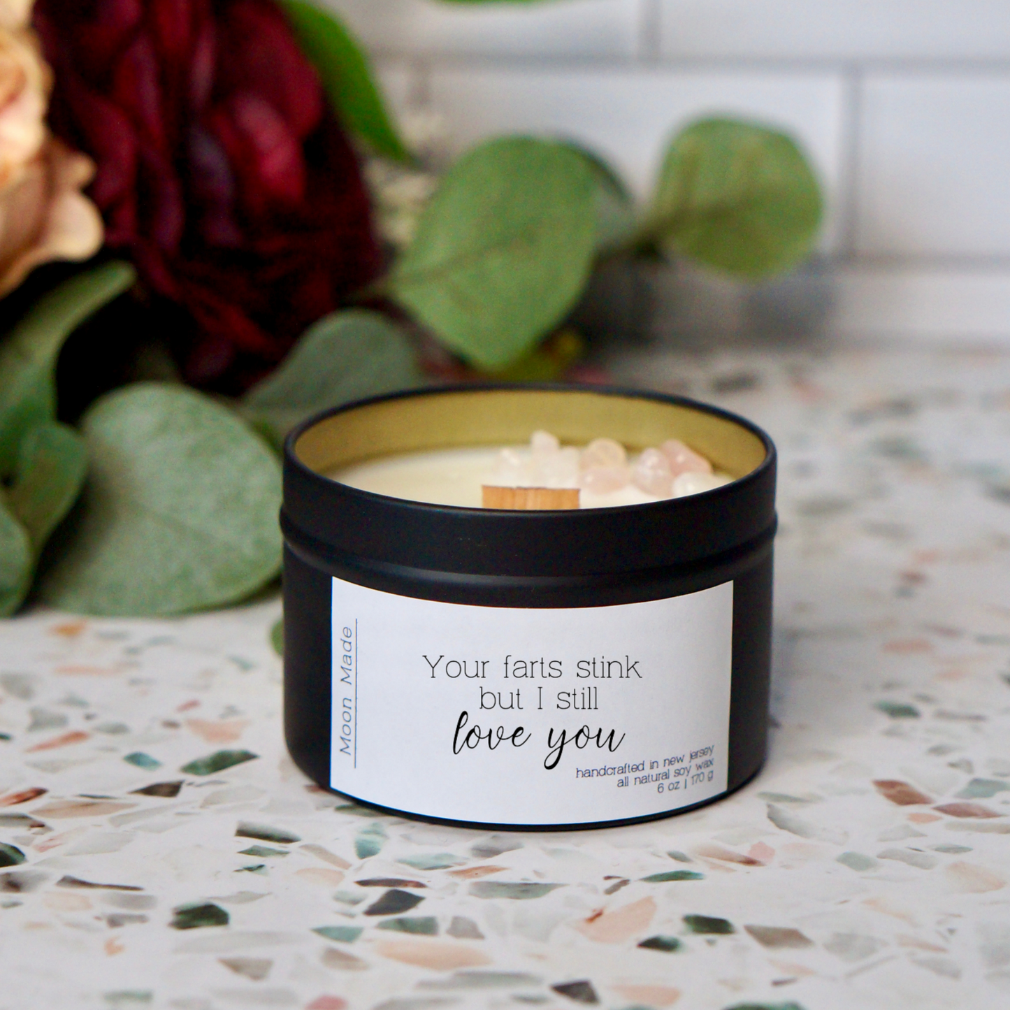 Your Farts Stink - with Rose Quartz Crystals