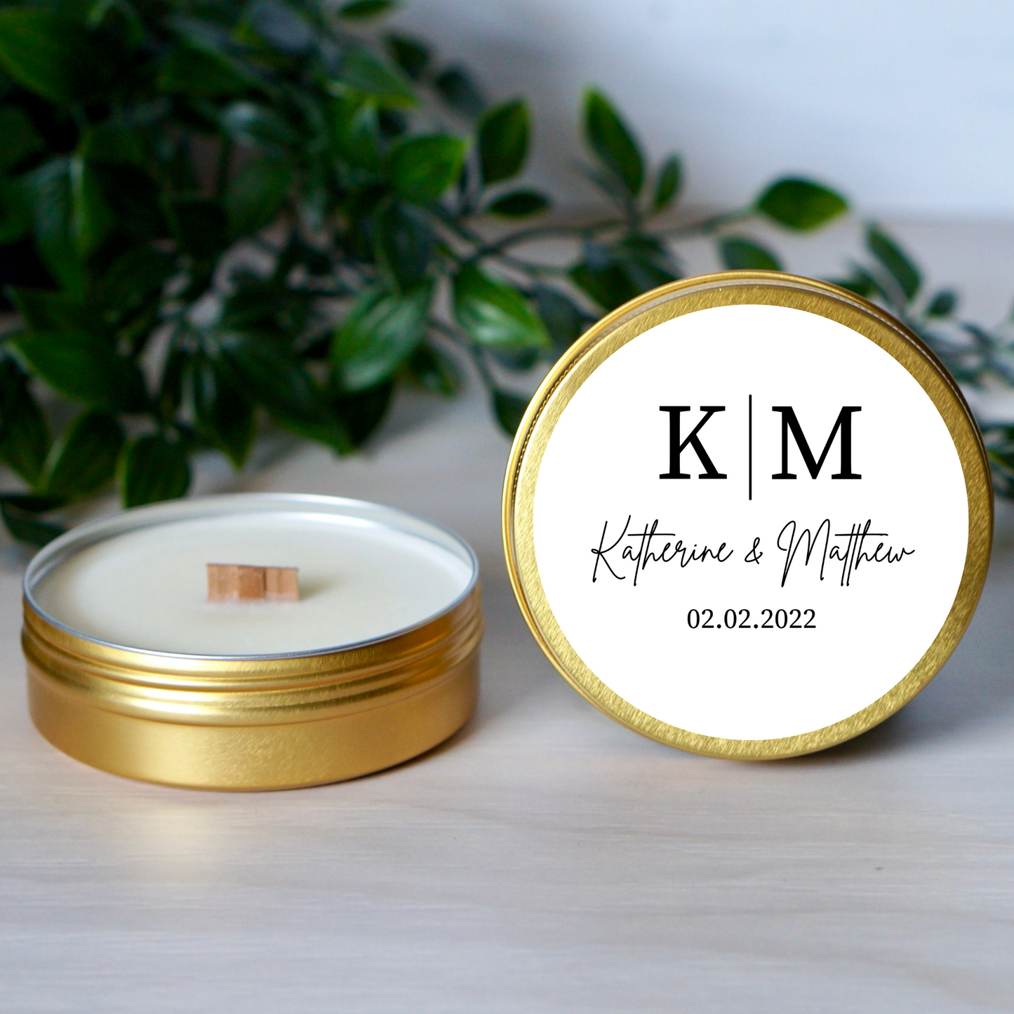 Bulk Gold Wedding Favor Candles