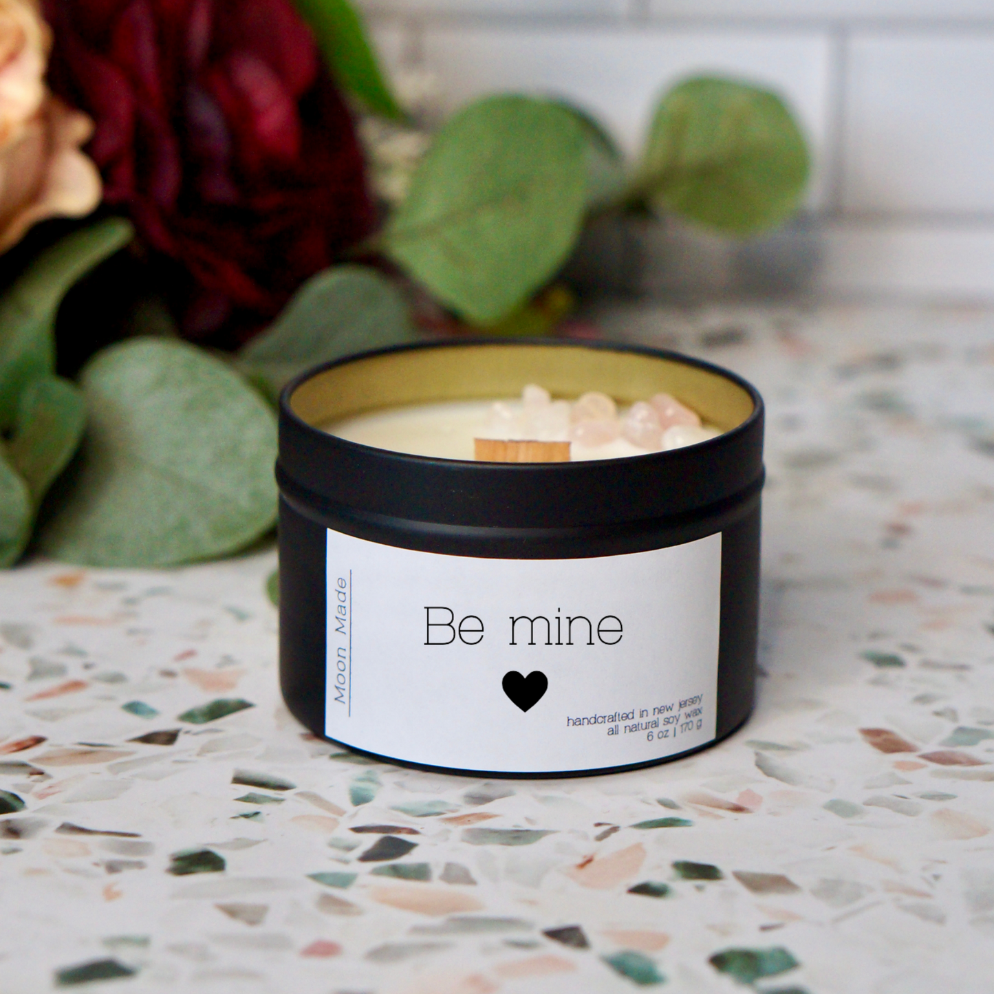 Be Mine - with Rose Quartz Crystals