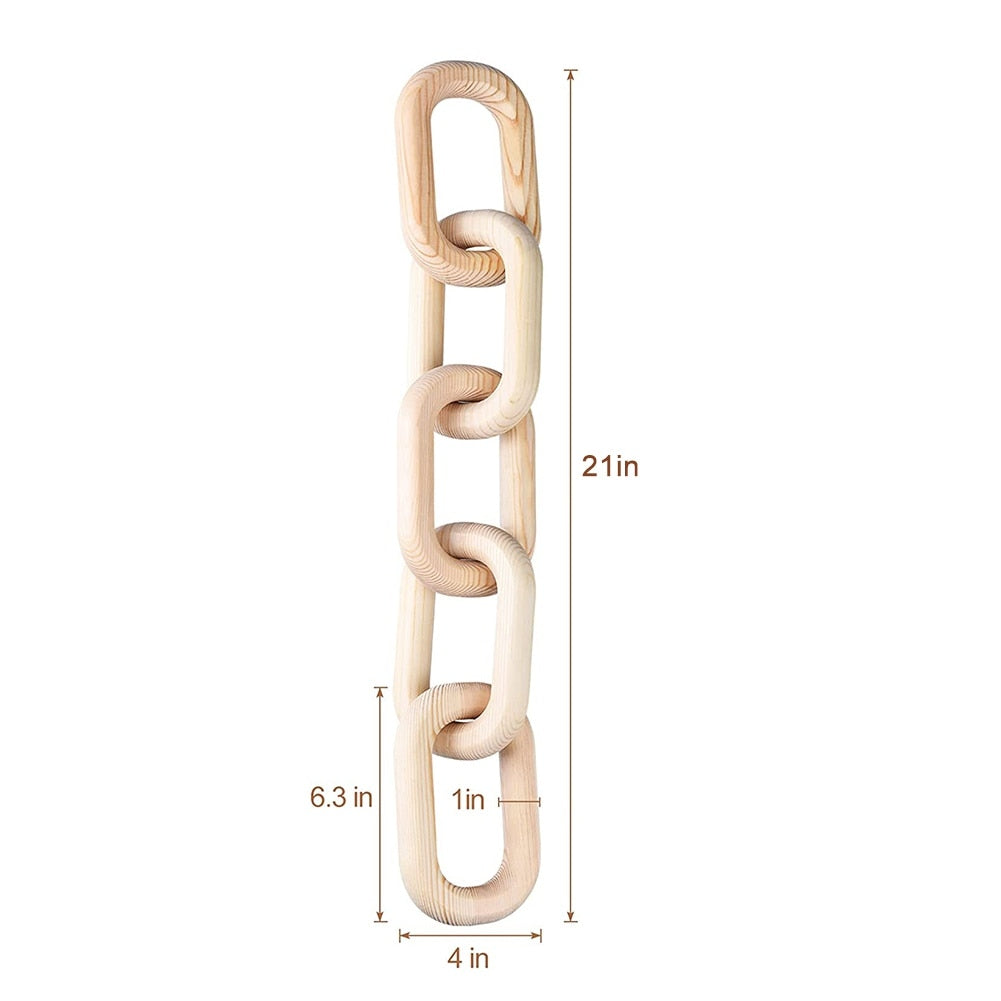 Wood Chain Link